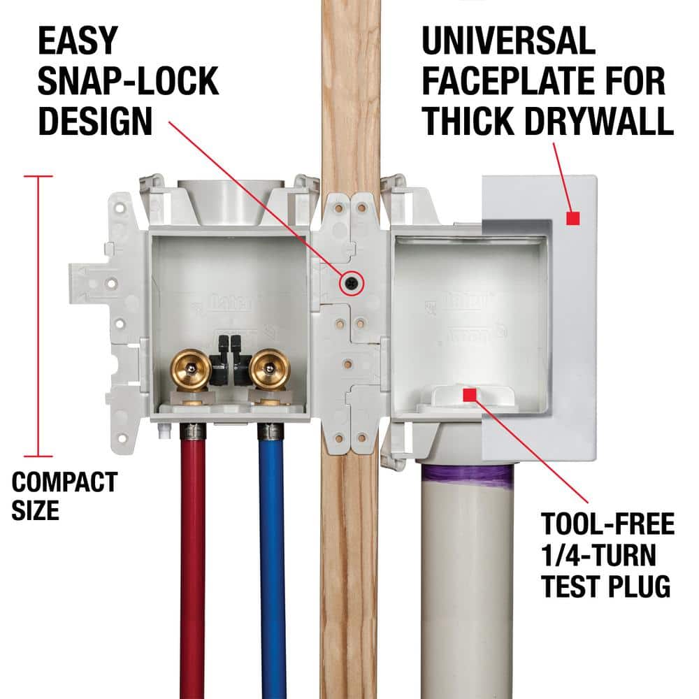 Buy Moda 1/2 in. Brass PEX1960 Compression Dishwasher and Toilet Outlet