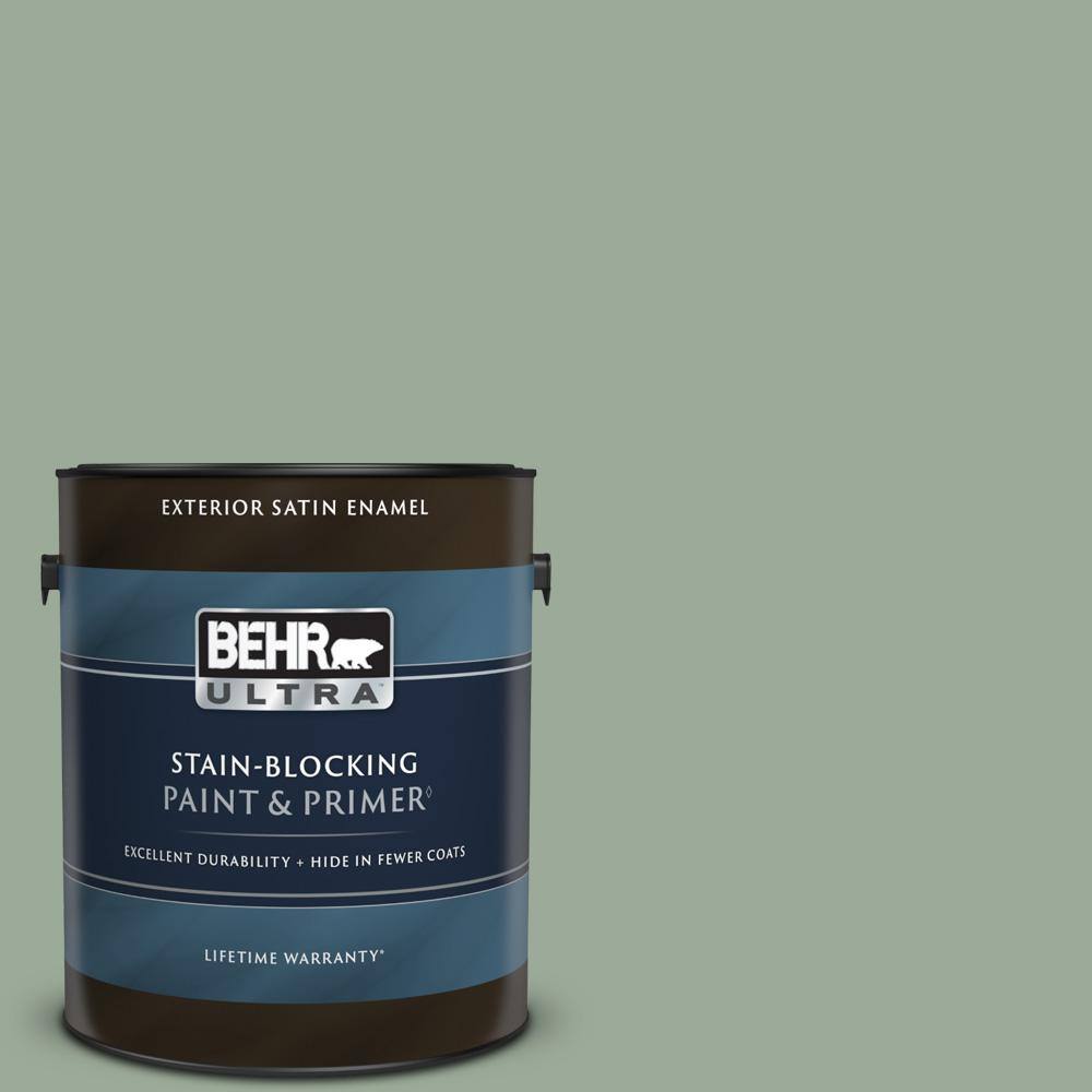 BEHR ULTRA 1 gal. 450F4 Scotland Road Satin Enamel Exterior Paint