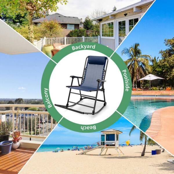 Lightweight folding best sale rocking chair