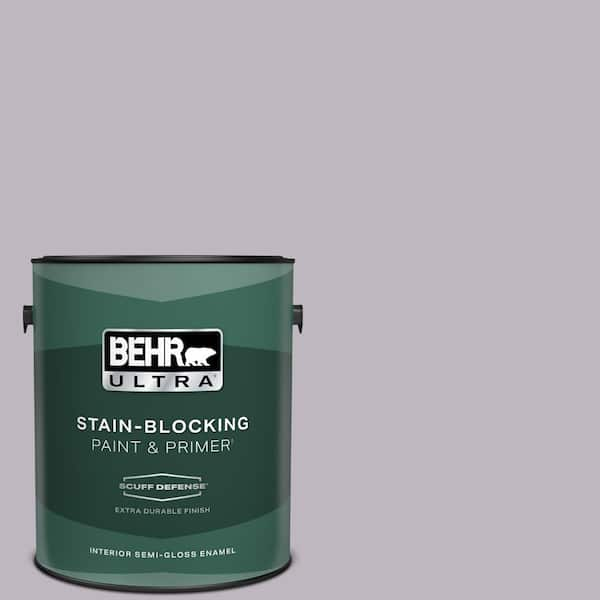 BEHR ULTRA 1 gal. #PPU16-09 Aster Extra Durable Semi-Gloss Enamel Interior Paint & Primer