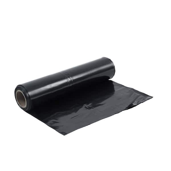 Fencer Wire 1200 in. Black 4 mil Plastic Sheeting, Roll of Heavy-Duty Plastic Sheet, Multi-Purpose Vapor Barrier