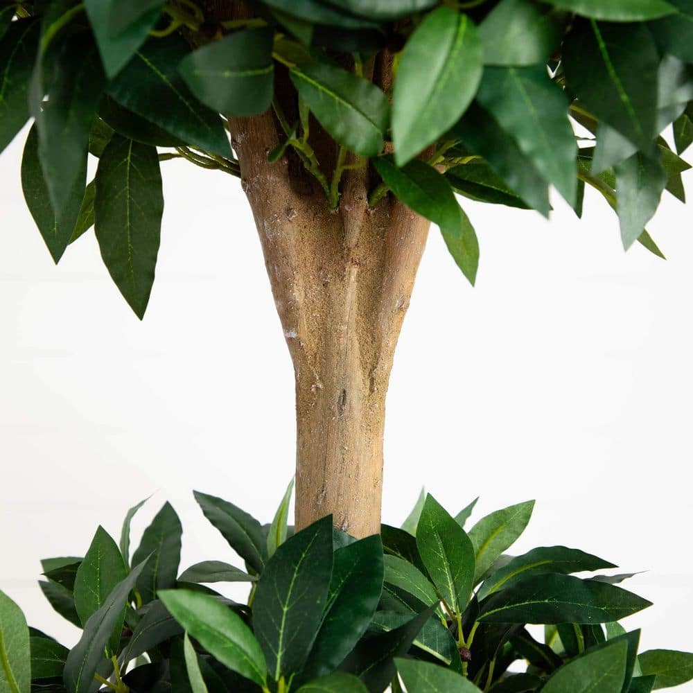 6.5-ft Green Silk Triple Ball Topiary Plant