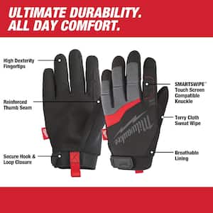 X-Large Performance Work Gloves (2-Pack)