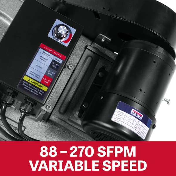 7 in. x 12 in. Metalworking Variable Speed Horizontal/Vertical Bandsaw, 1 HP,115-Volt,1Ph 7 in. x 12 in. Metalworking Variable Speed Horizontal/Vertical Bandsaw, 1 HP,115-Volt,1Ph