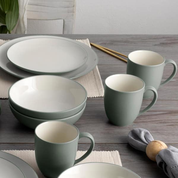 Noritake Colorwave Green 16-Piece Coupe (Medium Green) Stoneware