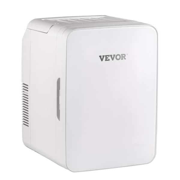 VEVOR Mini Fridge 4 Liter/6 Can Small Refrigerator for Beverage Skincare & Cosmetic AC/DC Cooler & Warmer Mute Portable Tiny Fridge for Bedroom