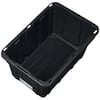 Office Depot Brand by GreenMade Professional Storage Tote With HandlesSnap  Lid 27 Gallon 30 110 x 20 14 x 14 34 BlackYellow - Office Depot