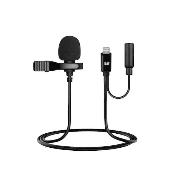 Monster Lavalier 8-Pin Clip-On Mic, iPhone/iPad Support, Plug and