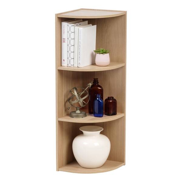 IRIS 3 Tier Curved Edge Storage Shelf White - Office Depot