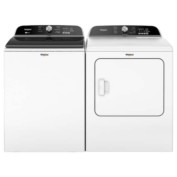 Whirlpool 7.0 cu.ft. vented Front Load Electric Dryer in White WED6150PW -  The Home Depot