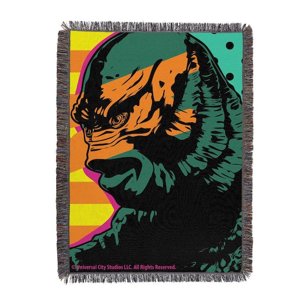 Universal Monsters Icon Black Lagoon Creature Tapestry Throw 48 x 60 in.