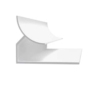 1-5/8 in. x 1-1/4 in. x 8 ft. White Inside Cove PVC Trim (2-Per Box)