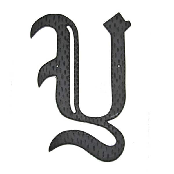Montague Metal Products 16 in. Home Accent Monogram Y