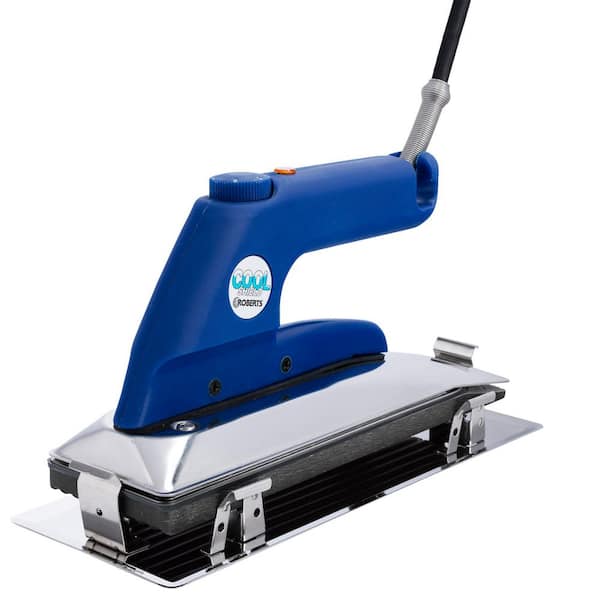 Cool Shield Heat Bond Carpet Seaming Iron with Non-Stick Grooved Base