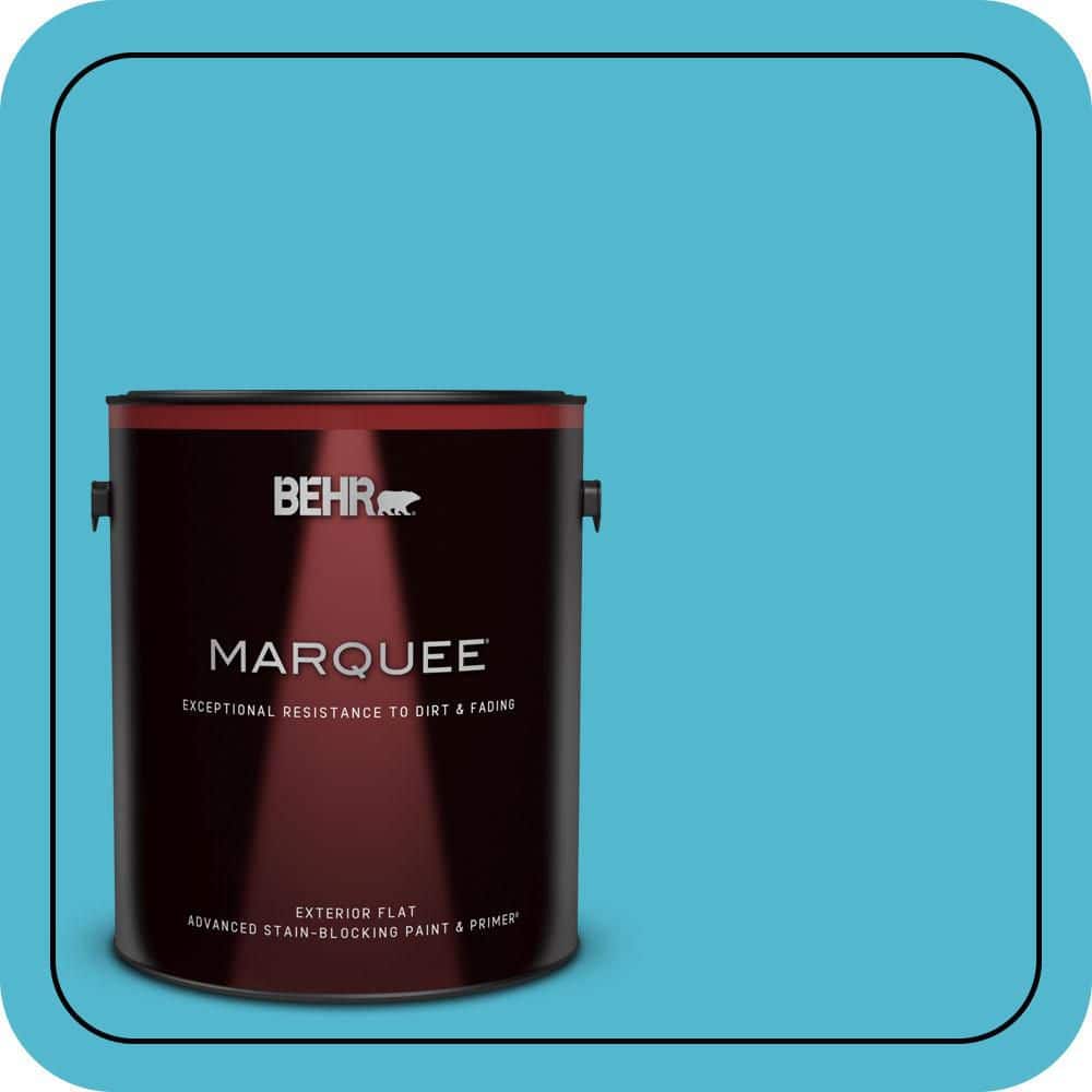 1 gal. #520B-5 Liquid Blue Flat Exterior Paint & Primer price history on PriceWatchPro
