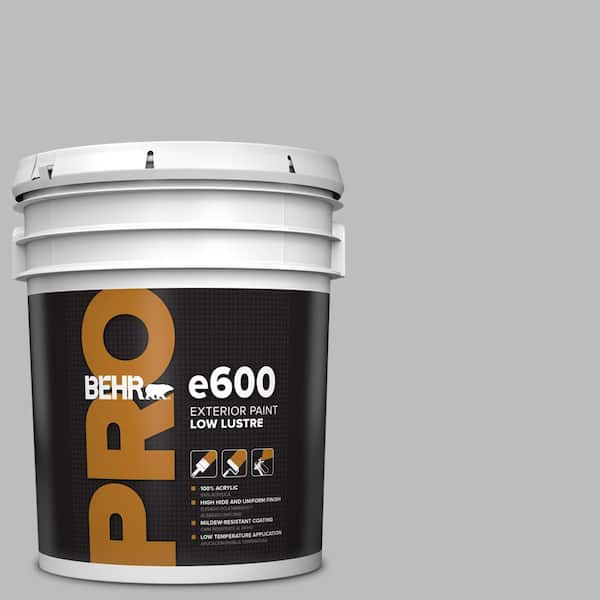 BEHR PRO 5 gal. #HDC-NT-23G Alaskan Gray Low Luster Exterior Paint