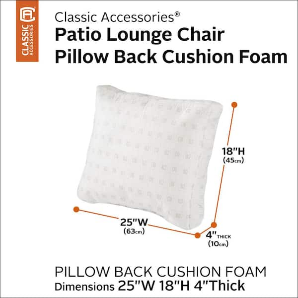 Classic accessories patio lounge cushion foam sale