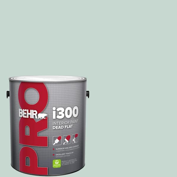 BEHR PRO 1 gal. #480E-2 Tide Pools Dead Flat Interior Paint
