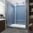 Aston Langham XL 56 - 60 in. x 80 in. Frameless Sliding Shower Door ...