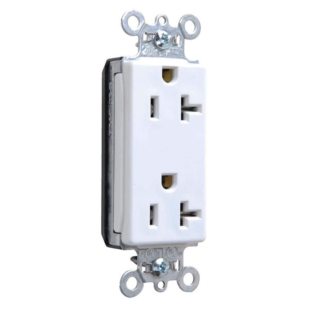 PlugTail 20 Amp Decorator Outlet, White price history on PriceWatchPro