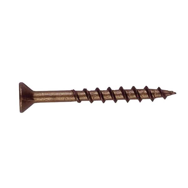 #8 x 3 in. #2 Phillips Bugle Head Coarse Thread Wood Screws 25 lb. Box