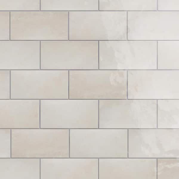 Camden Antique Bianco 4 in. x 8 in. Ceramic Wall Tile (11.5 sq. ft. /Case)