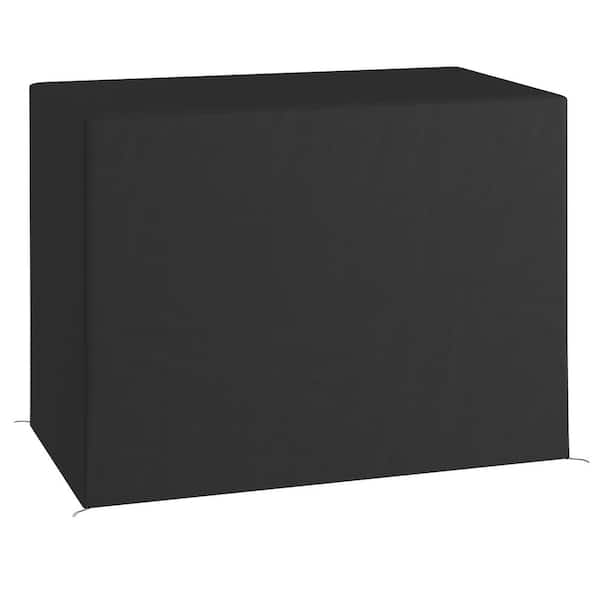 600D Oxford 3-Seater Patio Swing Cover Outdoor Chair Cover Garden Furniture Cover Rain Protection Waterproof Anti-UV