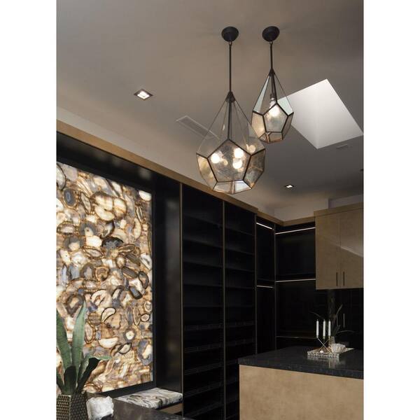 Progress Lighting Cinq 1-Light Antique Bronze Pendant