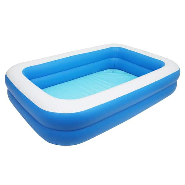 Karl home Wall Thickness 0.3 mm 8.5 ft. x 5.8 ft. Rectangular 22 in. Inflatable Pool