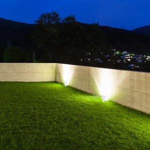 100W Equivalent Integrated LED White 5 Color Tunable Residential Wall Pack Light, 2700K to 5000K