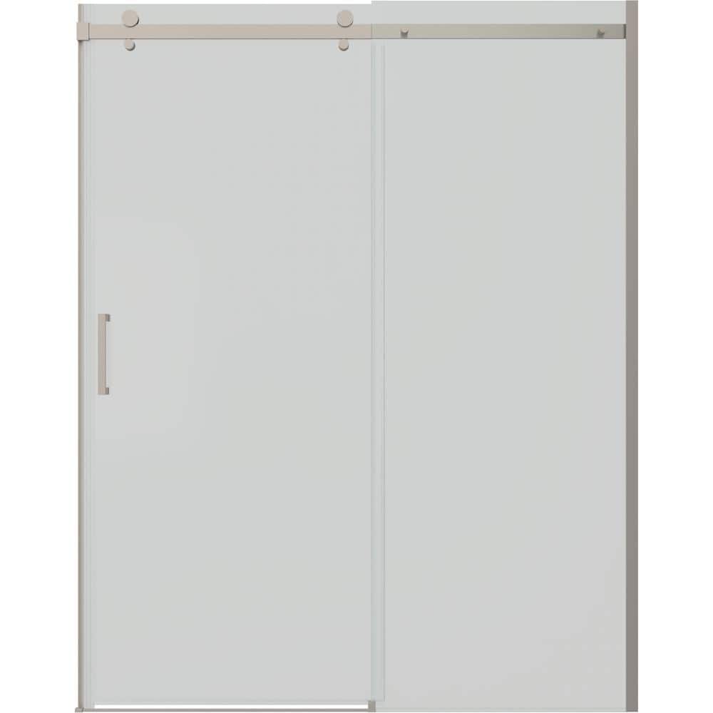Delta Commix 60" x 76" Frameless Nickel Sliding Shower Door