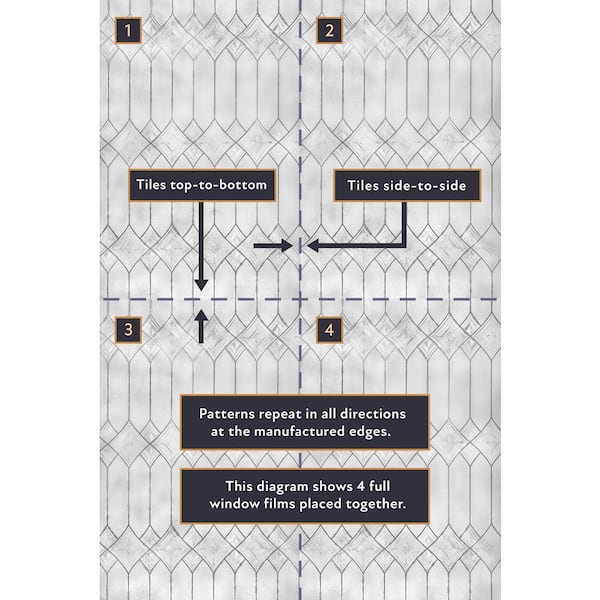 Artscape - Sunset 24 in. W x 36 in. L Window Film