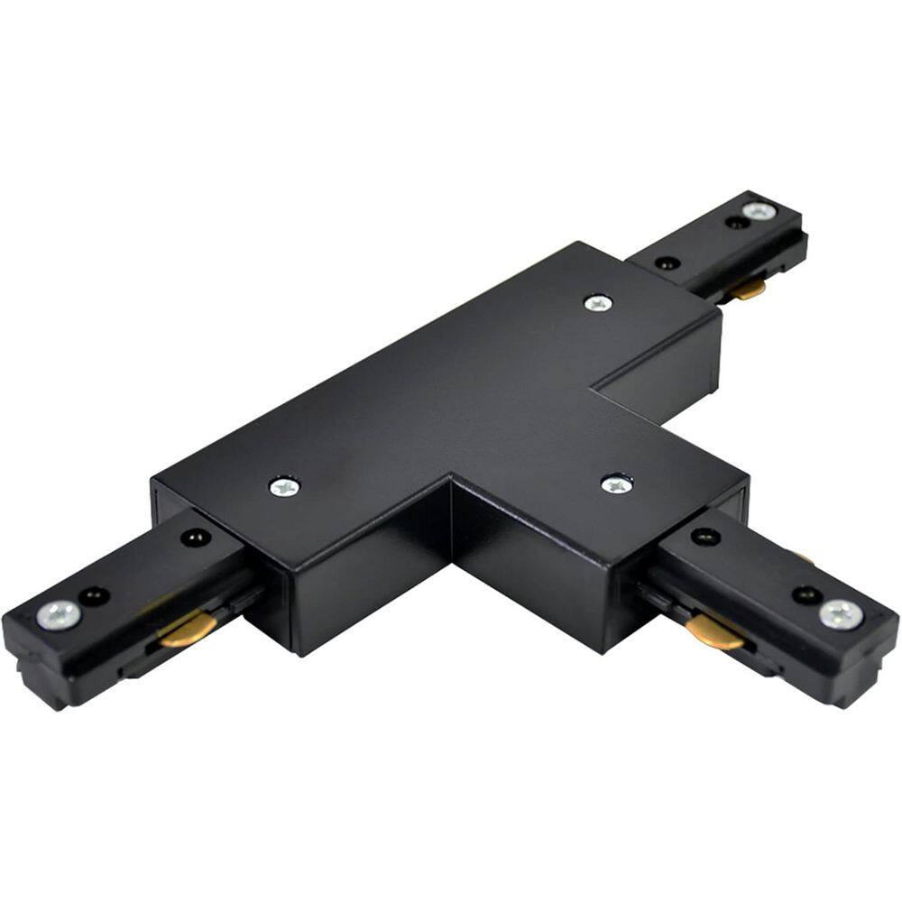 H-Track Floating Canopy Connector - White 3-Wire Lighting Track Adapter