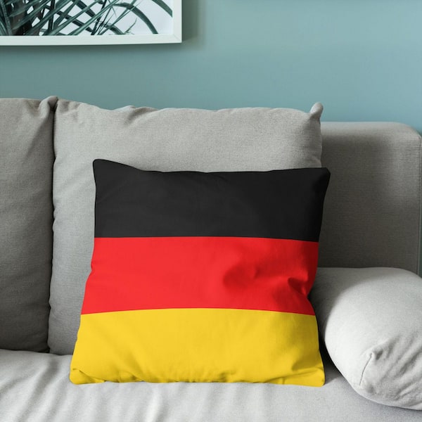 Germany Flag 18 in x 18 in Throw Pillow