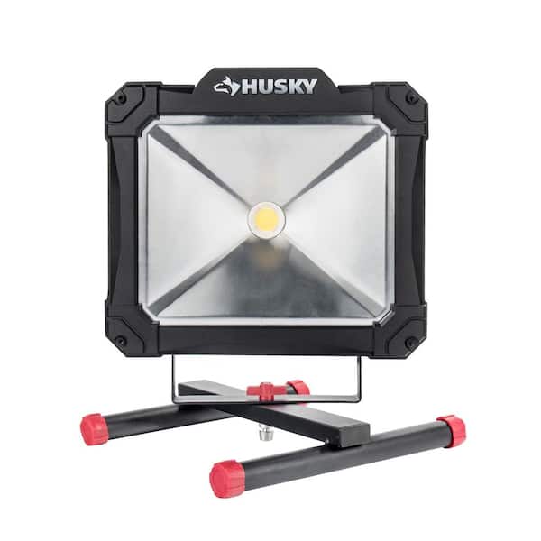 Husky 5000 Lumens Portable LED Work Light K40188Y - The Home Depot