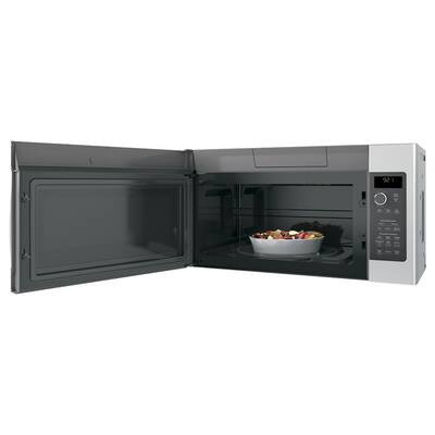 Profile 2.1 cu. ft. Over the Range Microwave with Sensor Cooking in Stainless Steel