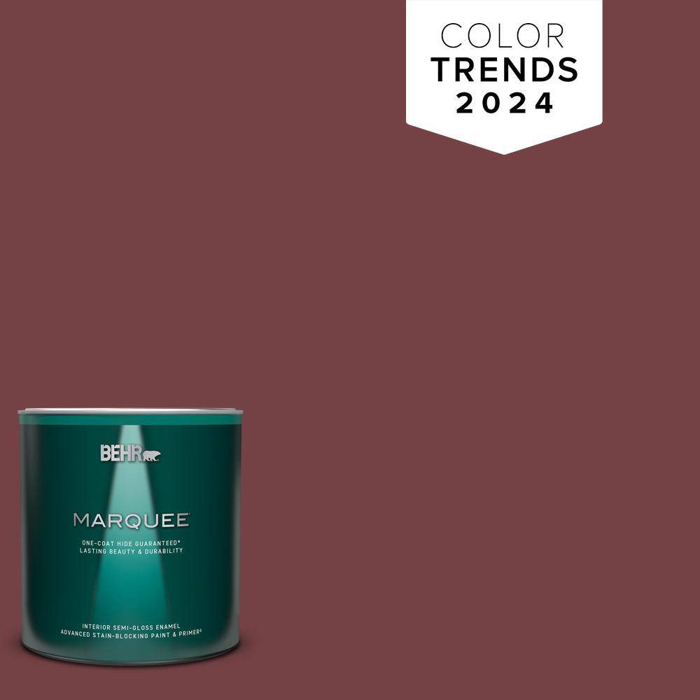 1 qt. #MQ1-15 Rumors One-Coat Hide Semi-Gloss Enamel Interior Paint & Primer