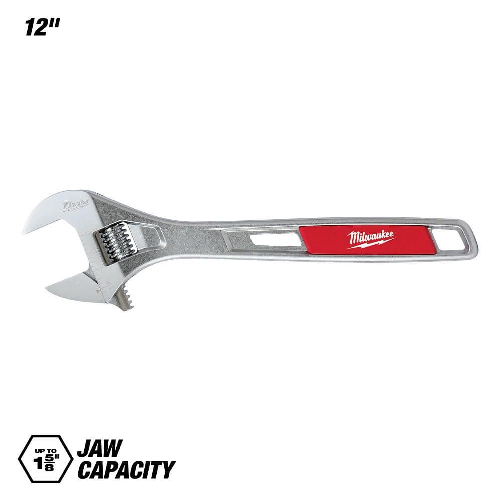 'ㅅ'м ɪ﻿ ʜ ο'ㅅ' Milwaukee 12 in. Adjustable Wrench 48-22-7412 - The Home Depot