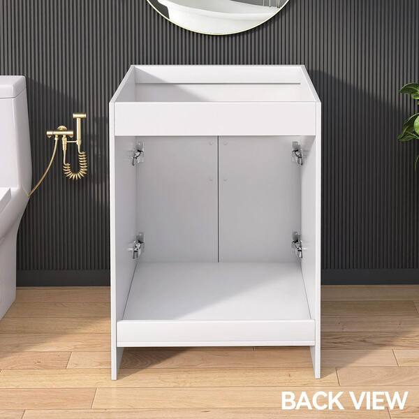 Zeafive Mox 24 in. W x 21.5 in. D x 33.5 in. H Freestanding Bath