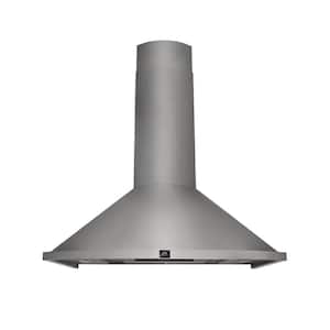 Campobasso 30 in. Convertible Wall Mount Range Hood in Stainless