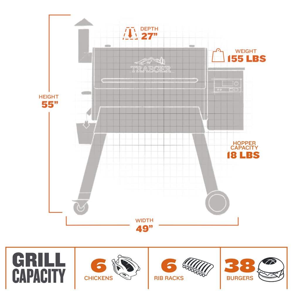 Traeger Pro 780 Bronze Wood Pellet Grill with WiFIRE Technology