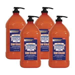 3 in L Orange Heavy-Duty Hand Soap, Pump Bottle, 4/Carton