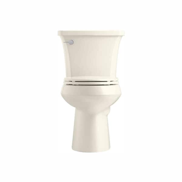 Highline 12 in. Rough In 2-Piece 1.28 GPF Single Flush Elongated Toilet in Biscuit Seat Not Included