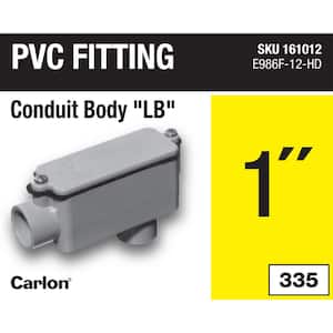 1 in. Sch. 40 and 80 PVC Type-LB Conduit Body