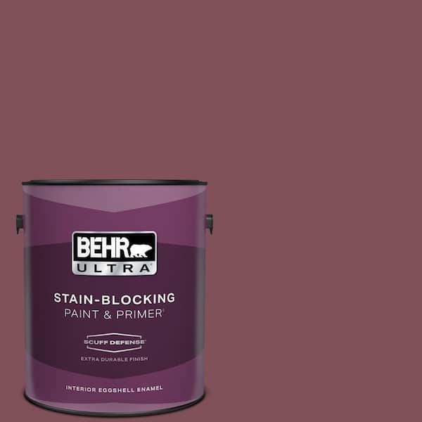 BEHR ULTRA 1 gal. Home Decorators Collection #HDC-CL-02 Fine Burgundy Extra Durable Eggshell Enamel Interior Paint & Primer