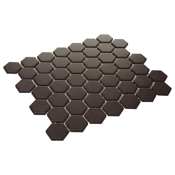 Daltile LuxeCraft Obsidian Black 10 in. x 12 in. Glazed Ceramic