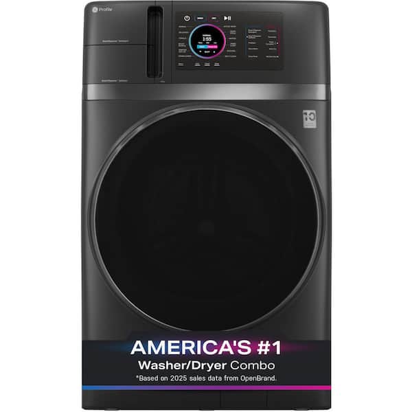 Profile 4.8 cu. ft. Smart UltraFast Electric Washer & Dryer Combo in Carbon Graphite with Ventless Heat Pump Technology
