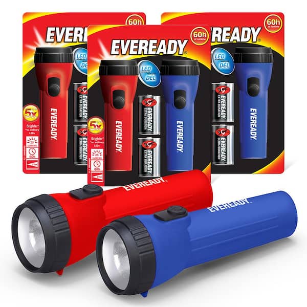 Eveready LED Tactical Flashlight, Bright Rechargeable Flashlights for  Emergencies and Camping Gear, Water Resistant Flash Light 