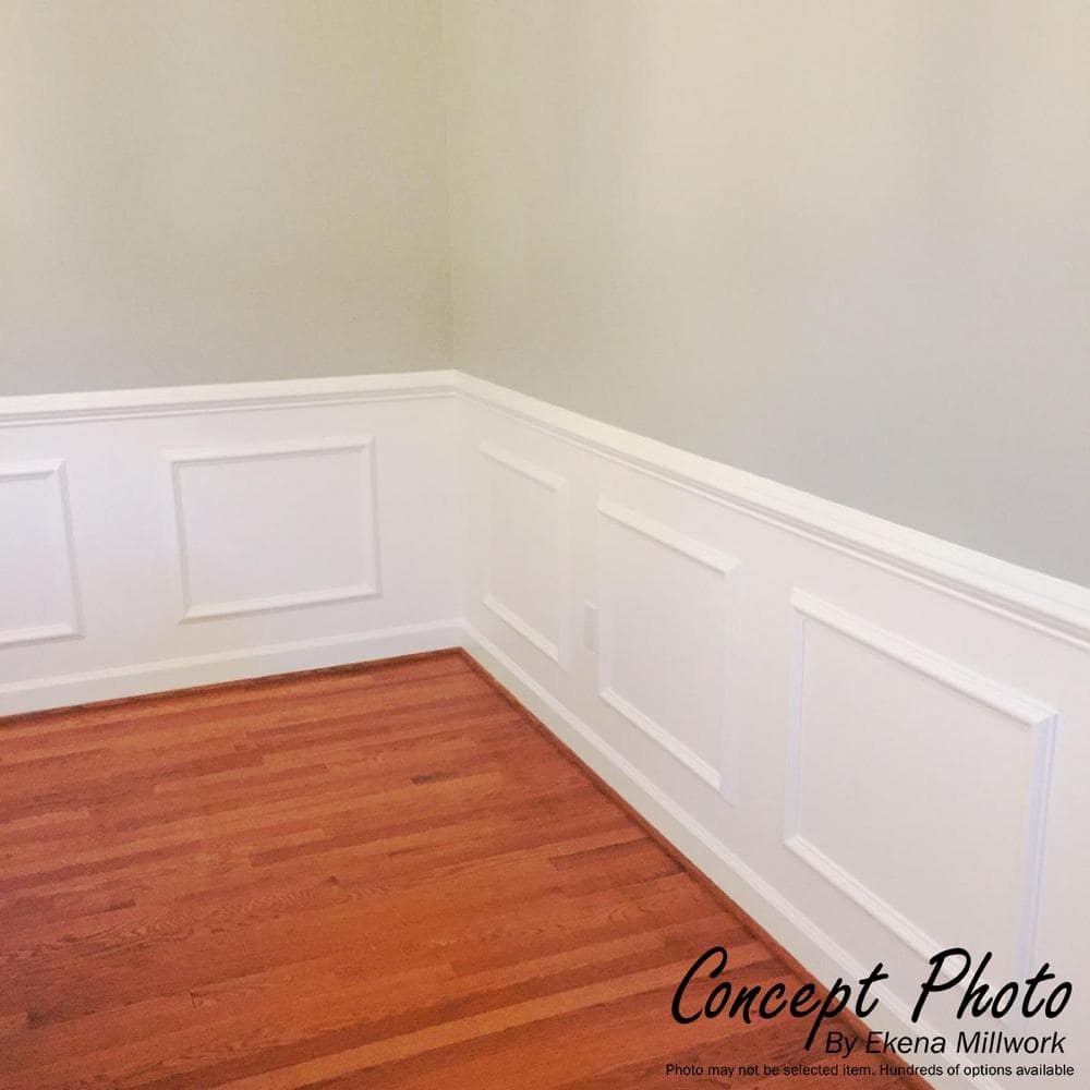 Ashford Classic White Polyurethane Wainscot Wall Panel 20" x 24"