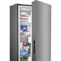 13 cu. ft. Auto Defrost Upright Freezer in Brushed Steel